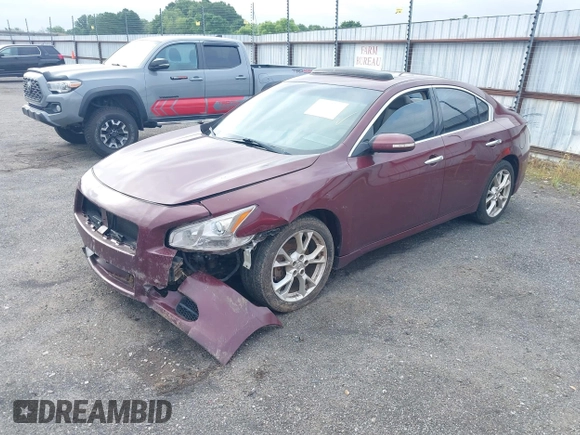2013 Nissan Maxima S with VIN 1N4AA5APXDC846592, listed as a IAAI auction lot 42491159 with 113,189 mi miles and . Bid and sale history available at DreamBid. Image 2.