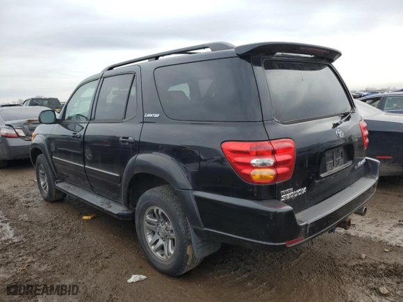 2003 Toyota Sequoia Limited with VIN 5TDBT48A83S186554, listed as a Copart auction lot 45970365 with 122,475 mi miles and Clean Title. Bid and sale history available at carsss.com. Image 2.