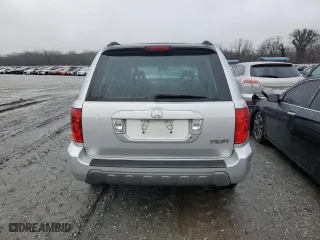 2004 Honda Pilot LX with VIN 2HKYF18124H555240, listed as a Copart auction lot 45273385 with 250,091 mi miles and Salvage Title. Bid and sale history available at carsss.com. Image 6.