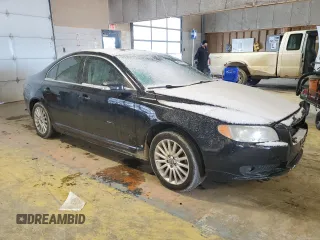 2008 Volvo S80 3.2L with VIN YV1AS982581050532, listed as a Copart auction lot 45717975 with 90,025 mi miles and Salvage Title. Bid and sale history available at carsss.com. Image 4.