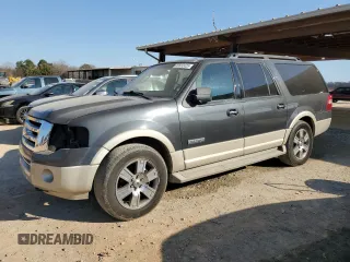 2007 Ford Expedition Max Eddie Bauer with VIN 1FMFK18547LA91675, listed as a Copart auction lot 46532425 with 232,784 mi miles and Salvage Title. Bid and sale history available at DreamBid. Image 1.