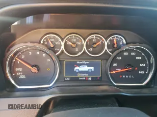 2021 Chevrolet Silverado 1500 LT with VIN 3GCUYDET1MG276340, listed as a Copart auction lot 87380464 with 74,499 mi miles and Salvage Title. Bid and sale history available at carsss.com. Image 9.