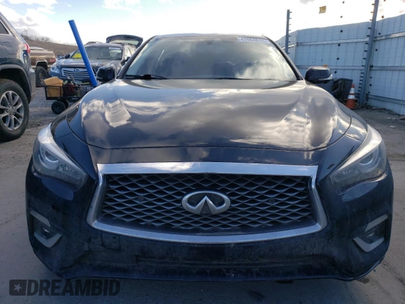2021 Infiniti Q50 3.0t LUXE with VIN JN1EV7BP9MM700661, listed as a Copart auction lot 47864815 with 70,459 mi miles and Non Repairable. Bid and sale history available at carsss.com. Image 5.