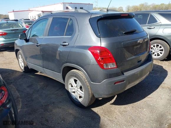 2016 Chevrolet Trax LT with VIN 3GNCJLSBXGL219062, listed as a IAAI auction lot 42000897 with 135,732 mi miles. Bid and sale history available at carsss.com. Image 3.