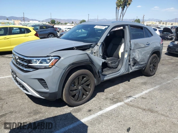 2023 Volkswagen Atlas SE with VIN 1V2WC2CA3PC226946, listed as a Copart auction lot 70226934 with 11,529 mi miles and Salvage title. Bid and sale history available at DreamBid. Image 1.