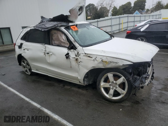 2011 Audi Q5 Premium Plus with VIN WA1DKAFP7BA033431, listed as a Copart auction lot 46000055 with Not provided miles and Salvage title. Bid and sale history available at DreamBid. Image 4.