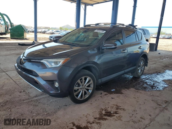 2016 Toyota RAV4 Limited z VIN 2T3YFREV9GW293588, wystawiony jako Copart lot #59593795 z przebiegiem 92 102 mil mil oraz Szkoda całkowita • Salvage title. Historia ofert i sprzedaży dostępna na DreamBid. Obrazek 1.