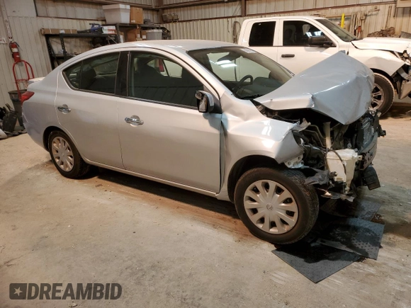 2014 Nissan Versa SV with VIN 3N1CN7AP4EK462163, listed as a Copart auction lot 50093255 with 46,680 mi miles and Salvage Title. Bid and sale history available at DreamBid. Image 4.