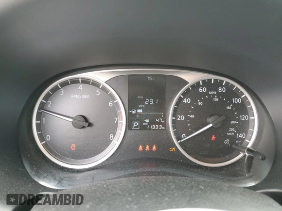 2023 Nissan Kicks S with VIN 3N1CP5BV7PL523451, listed as a Copart auction lot 54800095 with 11,333 mi miles and Salvage Title. Bid and sale history available at DreamBid. Image 9.