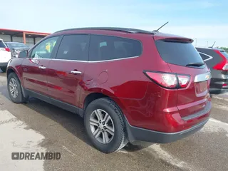 2015 Chevrolet Traverse LT with VIN 1GNKRGKD9FJ162100, listed as a IAAI auction lot 42159483 with 141,255 mi miles and . Bid and sale history available at DreamBid. Image 3.