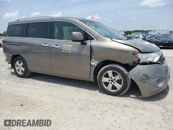 2017 Nissan Quest SV z VIN JN8AE2KP0H9165716, wystawiony jako Copart lot #57206875 z przebiegiem 103 551 mil mil oraz Szkoda całkowita • Salvage title. Historia ofert i sprzedaży dostępna na DreamBid. Obrazek 4.
