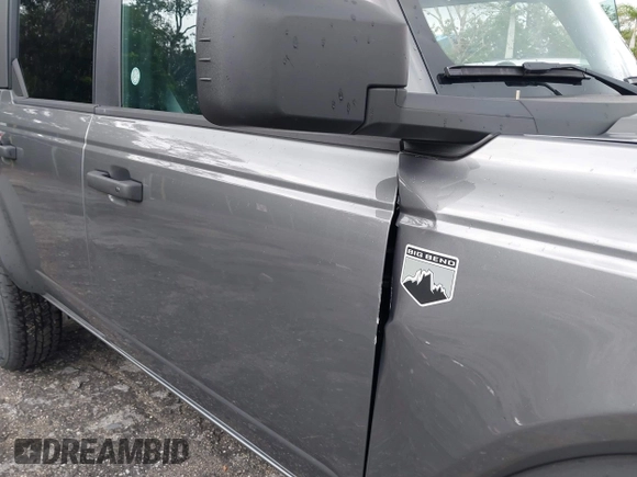 2025 Ford Bronco Big Bend with VIN 1FMDE7BH7SLA43844, listed as a IAAI auction lot 42816053 with 3,401 mi miles and . Bid and sale history available at DreamBid. Image 12.