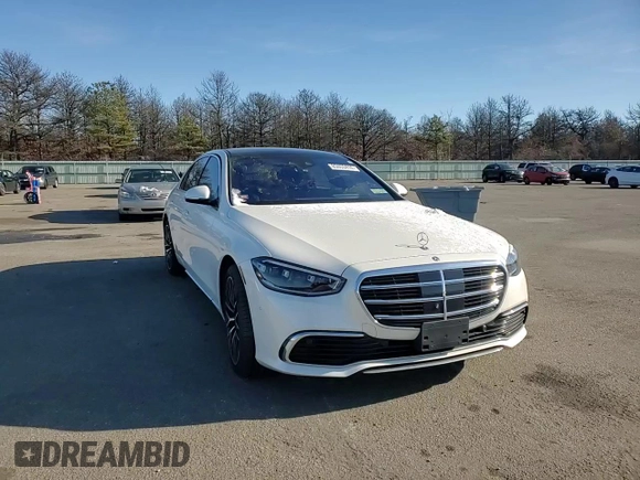 2023 Mercedes-Benz S-Class S 580 with VIN W1K6G7GB3PA200614, listed as a Copart auction lot 83453414 with 15,481 mi miles and Salvage Title. Bid and sale history available at carsss.com. Image 11.