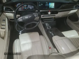 2017 Genesis G90 5.0L Ultimate with VIN KMHG54JH2HU024053, listed as a Copart auction lot 84533734 with 89,935 mi miles and Salvage Title. Bid and sale history available at carsss.com. Image 8.