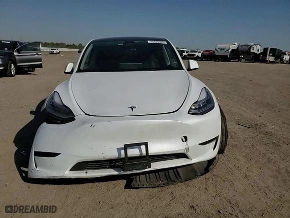 2023 Tesla Model Y Long Range with VIN 7SAYGDEE3PA055886, listed as a Copart auction lot 49829405 with 23,454 mi miles and Salvage Title. Bid and sale history available at carsss.com. Image 11.