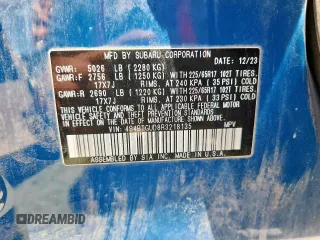 2024 Subaru Outback Wilderness with VIN 4S4BTGUD8R3218135, listed as a Copart auction lot 63490035 with 13,666 mi miles and Salvage title. Bid and sale history available at DreamBid. Image 12.