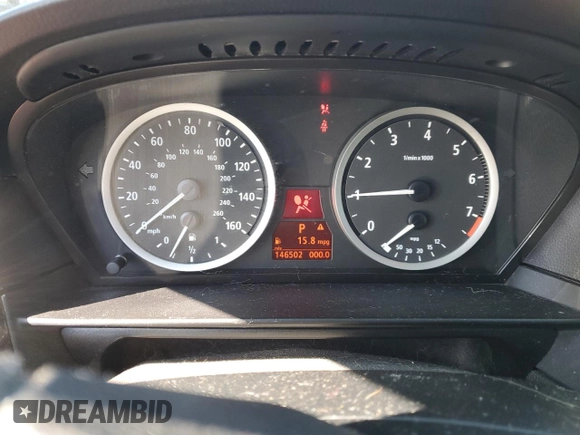 2006 BMW 5 Series 530xi with VIN WBANF73516CU19452, listed as a Copart auction lot 47118735 with 146,502 mi miles and Salvage Title. Bid and sale history available at DreamBid. Image 9.
