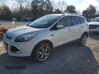 2014 Ford Escape Titanium with VIN 1FMCU0JX6EUE11072, listed as a Copart auction lot 49269615 with 132,087 mi miles and Salvage Title. Bid and sale history available at carsss.com. Image 1.