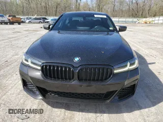 2021 BMW 5 Series 540i with VIN WBA53BJ03MCF79416, listed as a Copart auction lot 54377595 with 59,255 mi miles and Salvage title. Bid and sale history available at DreamBid. Image 5.