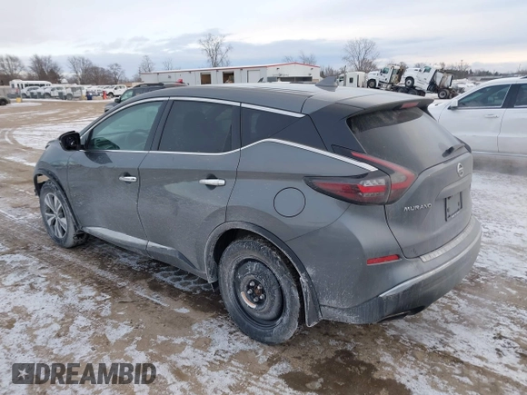 2019 Nissan Murano SL with VIN 5N1AZ2MSXKN166867, listed as a IAAI auction lot 41281068 with 107,219 mi miles and . Bid and sale history available at DreamBid. Image 3.