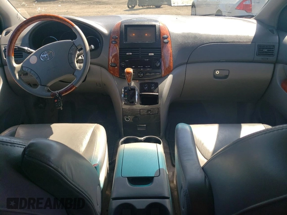 2009 Toyota Sienna XLE with VIN 5TDBK22CX9S027125, listed as a Copart auction lot 51850075 with 197,006 mi miles and Salvage Title. Bid and sale history available at DreamBid. Image 8.