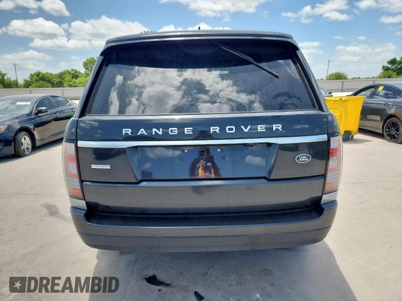2016 Land Rover Range Rover Supercharged with VIN SALGS2EF5GA277421, listed as a Copart auction lot 62776115 with 93,201 mi miles and Salvage title. Bid and sale history available at DreamBid. Image 6.