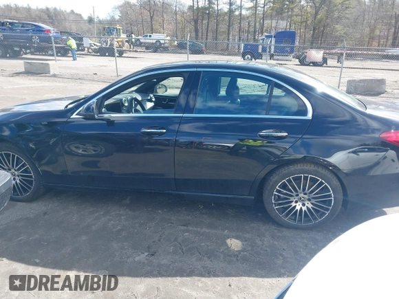 2025 Mercedes-Benz C 300 with VIN W1KAF4HB5SR241590, listed as a IAAI auction lot 41654082 with 4,297 mi miles and . Bid and sale history available at DreamBid. Image 14.
