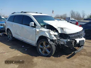 2016 Dodge Journey Crossroad z VIN 3C4PDCGB3GT131965, wystawiony jako IAAI lot #41780667 z przebiegiem 158 850 mil mil oraz . Historia ofert i sprzedaży dostępna na DreamBid. Obrazek 1.