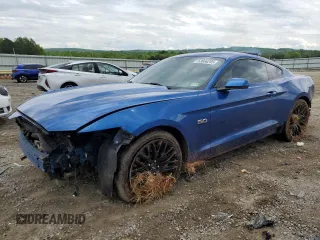 2017 Ford Mustang GT with VIN 1FA6P8CF4H5212196, listed as a Copart auction lot 53666255 with 105,499 mi miles and Salvage title. Bid and sale history available at DreamBid. Image 1.