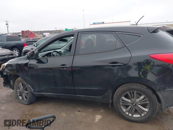 2015 Hyundai Tucson GLS with VIN KM8JT3AF6FU025479, listed as a IAAI auction lot 41498861 with 110,609 mi miles and . Bid and sale history available at DreamBid. Image 14.