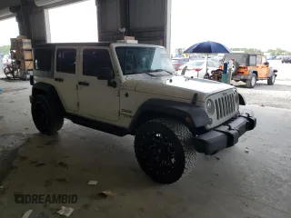 2018 Jeep Wrangler Unlimited Sport with VIN 1C4BJWDG2JL813744, listed as a Copart auction lot 50267575 with 78,302 mi miles and Salvage Title. Bid and sale history available at DreamBid. Image 4.