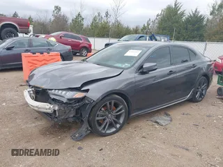 2018 Acura TLX w/A-SPEC Pkg with VIN 19UUB3F60JA003602, listed as a IAAI auction lot 41493147 with 92,060 mi miles and . Bid and sale history available at DreamBid. Image 2.