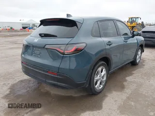 2024 Honda HR-V LX with VIN 3CZRZ1H38RM711855, listed as a IAAI auction lot 41103966 with 12,519 mi miles. Bid and sale history available at carsss.com. Image 4.