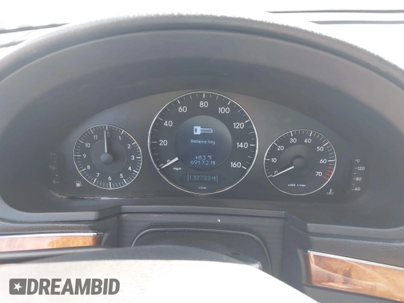 2007 Mercedes-Benz E-Class Sport 5.5L with VIN WDBUF72X67A994093, listed as a IAAI auction lot 41719386 with 132,733 mi miles. Bid and sale history available at carsss.com. Image 7.