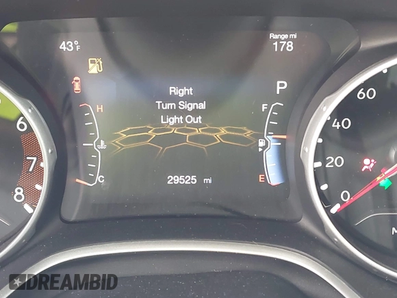 2021 Jeep Compass Limited with VIN 3C4NJDCB7MT555074, listed as a IAAI auction lot 41919369 with 29,525 mi miles and . Bid and sale history available at DreamBid. Image 16.