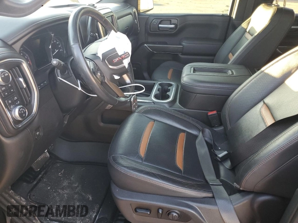 2021 GMC Sierra 1500 AT4 with VIN 1GTP9EEL7MZ251720, listed as a Copart auction lot 42526445 with 54,030 mi miles and Salvage Title. Bid and sale history available at carsss.com. Image 7.