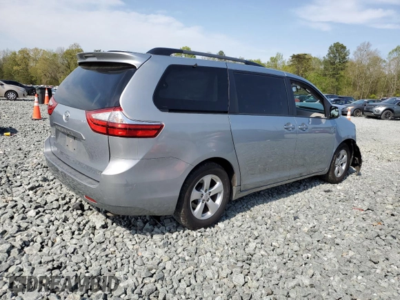 2015 Toyota Sienna LE AAS with VIN 5TDKK3DCXFS528241, listed as a Copart auction lot 52753055 with 132,207 mi miles and Salvage Title. Bid and sale history available at DreamBid. Image 3.