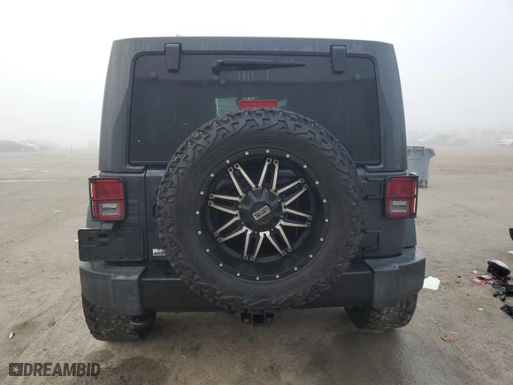2018 Jeep Wrangler JK Unlimited Altitude with VIN 1C4BJWEG9JL891131, listed as a Copart auction lot 43853405 with 99,844 mi miles and Salvage Title. Bid and sale history available at carsss.com. Image 6.