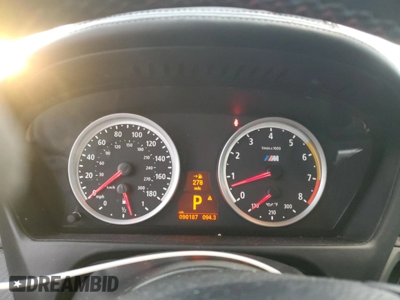 2012 BMW X5 M with VIN 5YMGY0C53CLK27952, listed as a Copart auction lot 81315264 with 90,187 mi miles and Salvage Title. Bid and sale history available at carsss.com. Image 9.