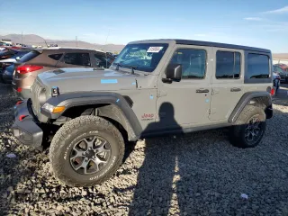 2020 Jeep Wrangler Unlimited Recon with VIN 1C4HJXFN9LW156972, listed as a Copart auction lot 81590604 with 13,834 mi miles and Salvage title. Bid and sale history available at DreamBid. Image 1.