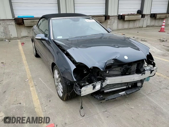 2008 Mercedes-Benz CLK 350 with VIN WDBTK56F08F234873, listed as a Copart auction lot 43166075 with 113,841 mi miles and Salvage title. Bid and sale history available at DreamBid. Image 11.