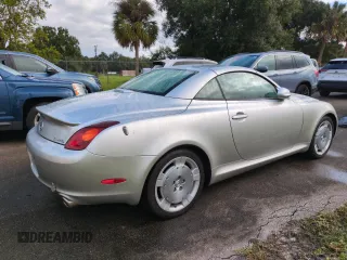 2002 Lexus SC with VIN JTHFN48Y120025049, listed as a Copart auction lot 73959564 with Not Provided miles and Non Repairable. Bid and sale history available at carsss.com. Image 3.