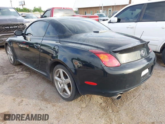 2002 Lexus SC 430 z VIN JTHFN48YX20034610, wystawiony jako IAAI lot #42361041 z przebiegiem 237 683 mil mil oraz . Historia ofert i sprzedaży dostępna na DreamBid. Obrazek 3.