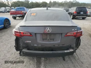2018 Acura ILX Premium with VIN 19UDE2F80JA009631, listed as a Copart auction lot 83498184 with 95,258 mi miles and Salvage title. Bid and sale history available at DreamBid. Image 6.