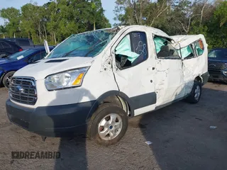 2017 Ford Transit XL z VIN 1FBZX2YMXHKA47269, wystawiony jako IAAI lot #41224834 z przebiegiem 76 419 mil mil oraz . Historia ofert i sprzedaży dostępna na DreamBid. Obrazek 2.