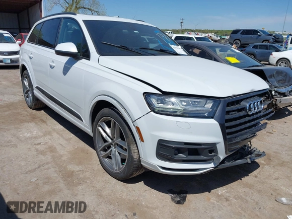 2018 Audi Q7 Prestige with VIN WA1VAAF74JD036128, listed as a IAAI auction lot 42038586 with 96,167 mi miles and . Bid and sale history available at DreamBid. Image 1.