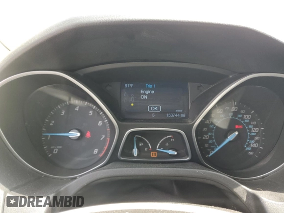 2012 Ford Focus SE with VIN 1FAHP3F22CL103857, listed as a Copart auction lot 54409895 with 153,744 mi miles and Salvage Title. Bid and sale history available at carsss.com. Image 9.