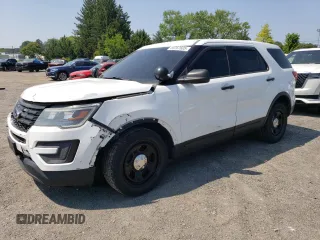 2016 Ford Police Interceptor Utility z VIN 1FM5K8AR3GGC95703, wystawiony jako Copart lot #59767605 z przebiegiem 197 427 mil mil oraz Czysty tytuł • Clean title. Historia ofert i sprzedaży dostępna na DreamBid. Obrazek 1.