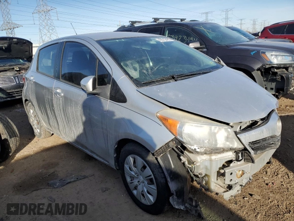 2012 Toyota Yaris L with VIN JTDKTUD30CD527660, listed as a Copart auction lot 42512405 with Not Provided miles and Salvage Title. Bid and sale history available at DreamBid. Image 4.