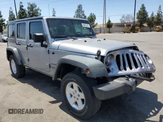 2014 Jeep Wrangler Unlimited Sport with VIN 1C4HJWDG1EL221302, listed as a Copart auction lot 63331015 with 213,912 mi miles and Salvage title. Bid and sale history available at DreamBid. Image 4.